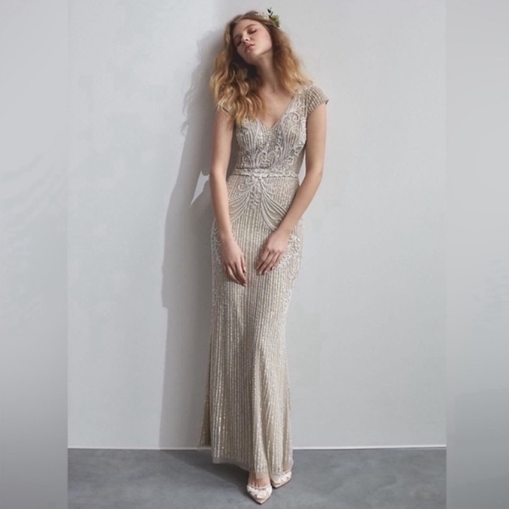 BHDLN Sanders Beaded Formal Maxi Dress